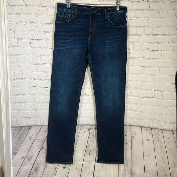 Mavi Jeans Matt Relaxed Straight Jeans size W35 L34 Made in Turkey Stretch - Picture 1 of 12